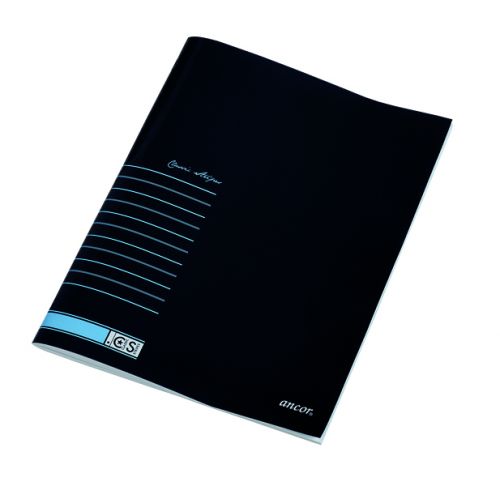 Caderno Agrafado Classic Stripes Ref. CAG-CST-A4Q1001 Azul , Ancor , PA20CAGCSTA4Q1001 , 5604730042344